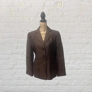 Ellen Tracy - Linda Allard Linen Blazer